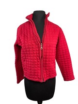 Charter Club Red  Quilted Jacket Size Small - £10.89 GBP