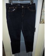 Jordache Dark Blue Wash Skinny Jeans Size 14 Women&#39;s EUC - £20.09 GBP