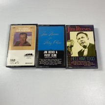 Jim Reeves 3 Cassette Lot Legendary Greatest Hits He’ll Have To Go Patsy Cline - £5.01 GBP