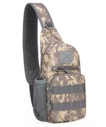 Tactical Sling Chest Bag Backpack Military MOLLE Crossbody Bag Digital C... - $291.35 MXN