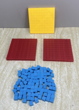 Base 10 Blocks - Starter Kits 100, 10&#39;s, 1&#39;s - Multi-Color Math Plastic ... - £6.05 GBP