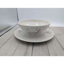 Vintage Syracuse FINESSE Carefree Bowl Gravy Dip Attached Saucer True China - £15.74 GBP