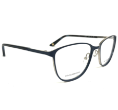 Liz Claiborne Eyeglasses Frames L652 PJP Black Blue Cat Eye Round 52-17-135 - $51.21