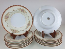 Noritake Nippon Toki Kaisha #1802 Set of 12 8&quot; Soup Bowls Rare - £118.26 GBP