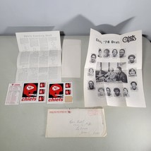 1978 Kansas City Chiefs Souvenir Pack Window Decal Schedule Bumper Sticker - $13.84