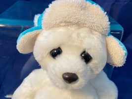 Winter Woe Bear Polar White Plush Stuffed Animal Toy 12&quot; Soft Aurora World Hat - £11.18 GBP