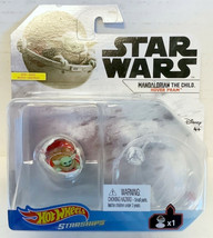 NEW Mattel Hot Wheels GVF57 Star Wars The Mandalorian THE CHILD Hover Pram yoda - £8.09 GBP
