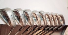 NICKLAUS AIRMAX LOW PROFILE IRON SET 3 4 5 6 7 8 9 PW &amp; SW COMPLETE Set ... - $77.23