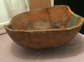 Beautiful Antique Primitive Make Do Bowl! Museum Quality 18th-19thc New ... - $4,800.00