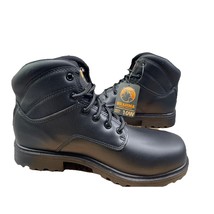 BRAHMA Escott Mens Oil Resistant Soleplate Work Boots Wide Width Black Size 10W - $42.67