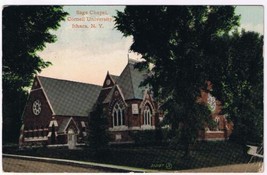 New York Postcard Ithaca Sage Chapel Cornell University 1910 - £3.86 GBP