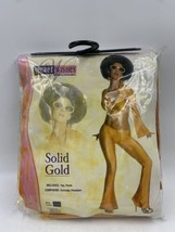 Secret Wishes Rubies Solid Gold 2 piece Costume for Playful Adults size ... - $17.59