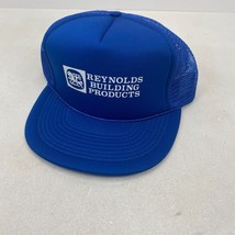 Vtg Reynolds Building Products Snapback Cap/Hat Blue - £12.66 GBP