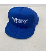 Vtg Reynolds Building Products Snapback Cap/Hat Blue - £12.37 GBP