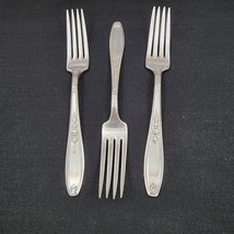 3 Dinner Forks Ambassador 1847 Rogers Bros Silverplated by International Silver - £6.35 GBP