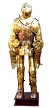 Aged Antiqued Medieval Knight Suit Of Armor Combat Full Body Armour Wear... - $1,213.93