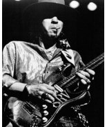 Stevie Ray Vaughan legend blues rock guitarist smokes plays guitar 24x30... - $40.99 CAD