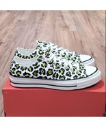 Converse Chuck 70 Ox Leopard Print Womens Size 11.5 White Green Black - $49.49