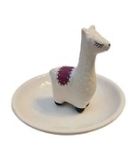 Llama Ceramic Trinket Catch All Jewelry Ring Dish Tray Bowl Home Decor - $15.88