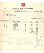1919 NATIONAL BISCUIT Co, Uneeda Biscuit Cambridgeport, MA Fig Newton NB... - £17.60 GBP