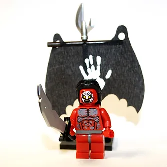BBStore Buy Minifigures Limited Uruk-Hai Red Orc Banner LOTR Lord Rings ... - $119.61 MXN