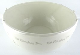 Large Bella Casa by Ganz Oh Christmas Tree White and Opalescent Serving Bowl 10&quot; - £10.98 GBP