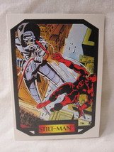 1987 Marvel Comics Colossal Conflicts Trading Card #75: Stilt-Man - $5.00