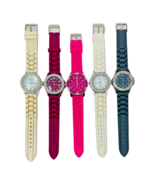 Ladies Geneva Casual Silicone Rubber Analog Watches lot of 5 - £6.22 GBP