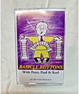 Basicly Buttons with Peter Paul & Karl 1991 Cassette Tape SOME WEAR - €11,15 EUR Basicly Buttons with Peter Paul & Karl 1991 Cassette Tape SOME WEAR - €11,15 EUR