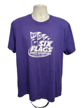 2016 NYU Day at Six Flags Great Adventures Adult Large Purple TShirt - £11.82 GBP