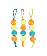 Boss Pet Chomper 18&quot; Tug with Nylon Handle &amp; Four Inline Tennis Balls Do... - $243.05 MXN