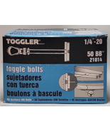 Toggler SnapToggle 25014 Toggle Bolt, 1/4-20 Thread, Carbon Steel, Zinc - $39.59