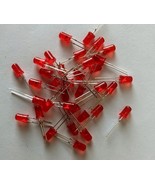 50 pcs RED LED diffused brand new bright - Mr Circuit - £1.54 GBP