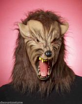 Deluxe Werewolf Dark World Latex Full Overhead Mask Halloween Costume Accessory - £23.84 GBP