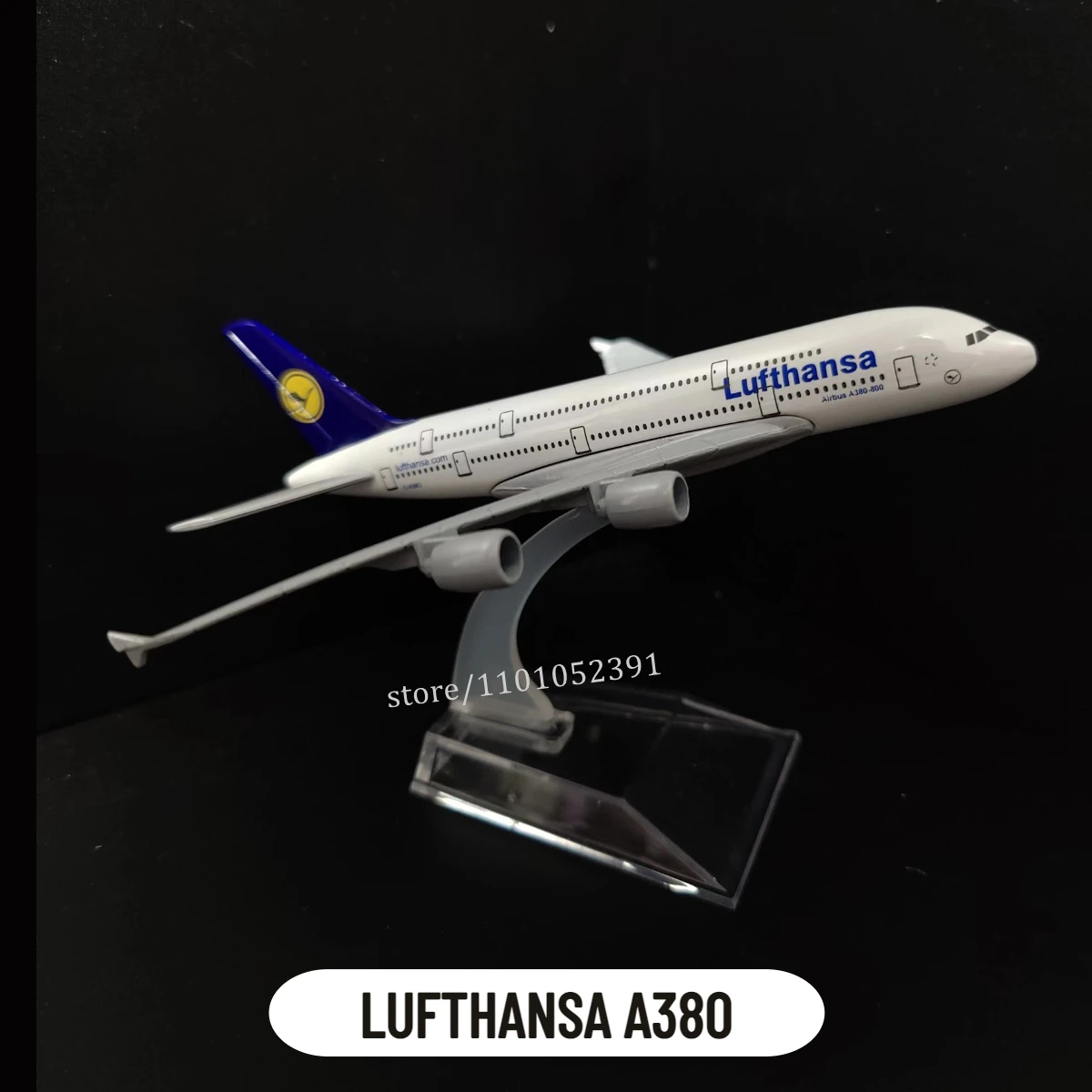 Scale 1:400 Metal Aircraft Replica Emirates Airlines A380 -12.Lufthansa A380 - £12.39 GBP