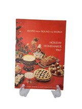Vintage Christmas Recipes Holiday Homemaker 1967 &#39;Round The World Wisconsin Elec - £9.37 GBP