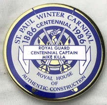 St. Paul Winter Carnival 1986 Centennial Royal House Guard Mike Killa Mi... - $11.95