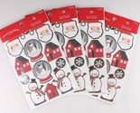 4 packs (240) Xmas Christmas Gift Tags Presents Wrapping Peel and Stick ... - £5.27 GBP