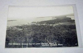 Harbor Lake Fannie Hooe Copper Harbor,MI 1947 Real Photo Postcard - $10.54