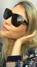 New LOVE MOSCHINO ML563S 01 56mm Black Oversized Women&#39;s Sunglasses - £127.86 GBP