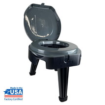 Portable 14.5In Folding Camp Toilet, 1 Gal Capacity, 14.50&quot; X 14.50&quot; X 14.50&quot; - $35.13