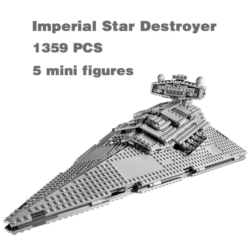 1359 PCS Imperial Star Destroyer Building Blocks Bricks 05062 Kids Education - £102.52 GBP