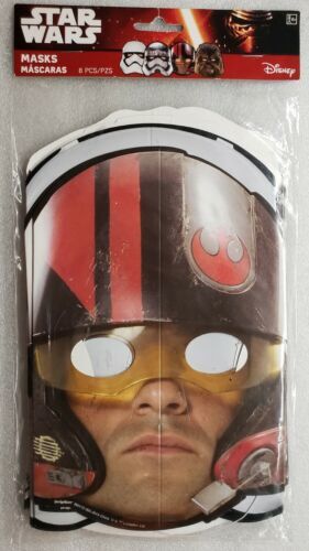 Disney Star Wars Kids Party Masks 8 Pieces - $6.92