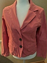 TALBOT&#39;S  LADY&#39;S  STRETCH JACKET 12 PETITES  PINK  WAIST LENGTH STRETCH - $24.39 CAD