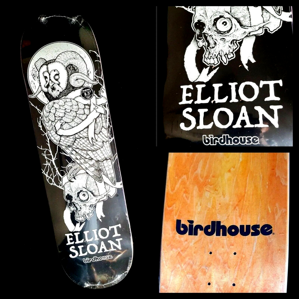 Primary image for Elliot Sloan Debut Pro Model 8.5" Owl Birdhouse Skateboard Deck