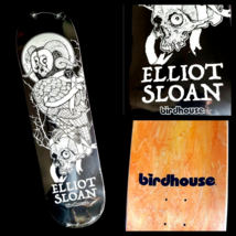 Elliot Sloan Debut Pro Model 8.5&quot; Owl Birdhouse Skateboard Deck - £66.44 GBP