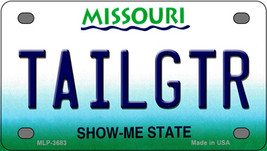 Tailgtr Missouri Novelty Mini Metal License Plate Tag - £11.70 GBP