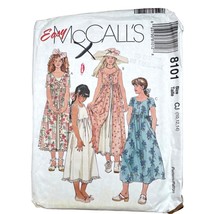 McCalls Sewing Pattern 8101 Dress Slip Girls Size 10-14 - £9.31 GBP