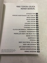 1980 Toyota Celica Service Repair Shop Workshop Manual OEM - £35.85 GBP