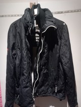 WOMEN SUPER DRY  Original Wincheater Zipped Hooded Jacket Size L EXPRESS... - £26.08 GBP
